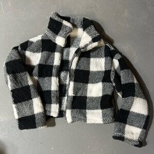 Black and White Checkered Jacket